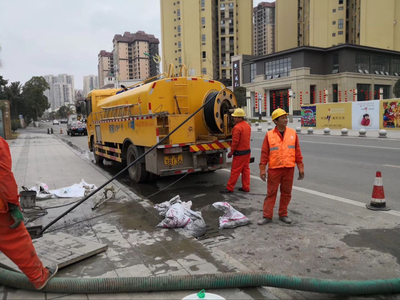 道县排污管道清淤-管道清洗